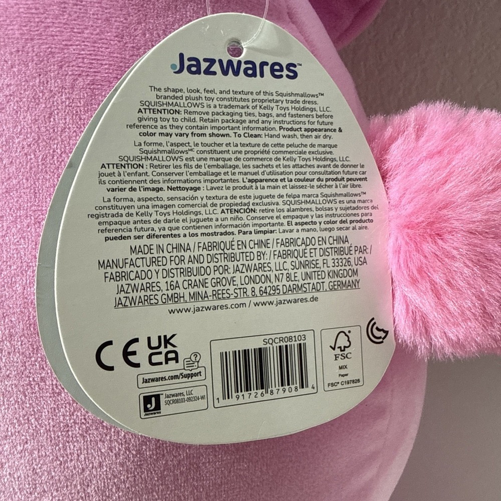 Squishmallows Sweetpea Peacock 12" Soft Plush Toy S11 2689 SQCR08103 New Tags - Picture 3 of 12